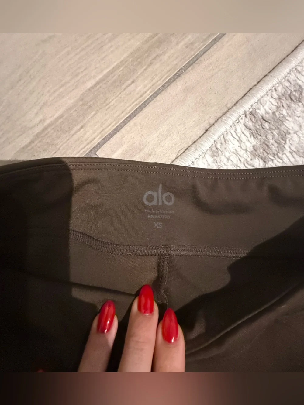 ALO Yoga Brown Split-Hem Boot Flare Pants